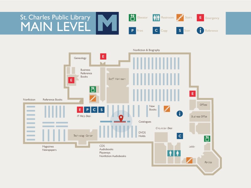 modern library map, carte de JDR moderne (800×600 pixels) — battlemap pour Roll20 et Foundry VTT.
