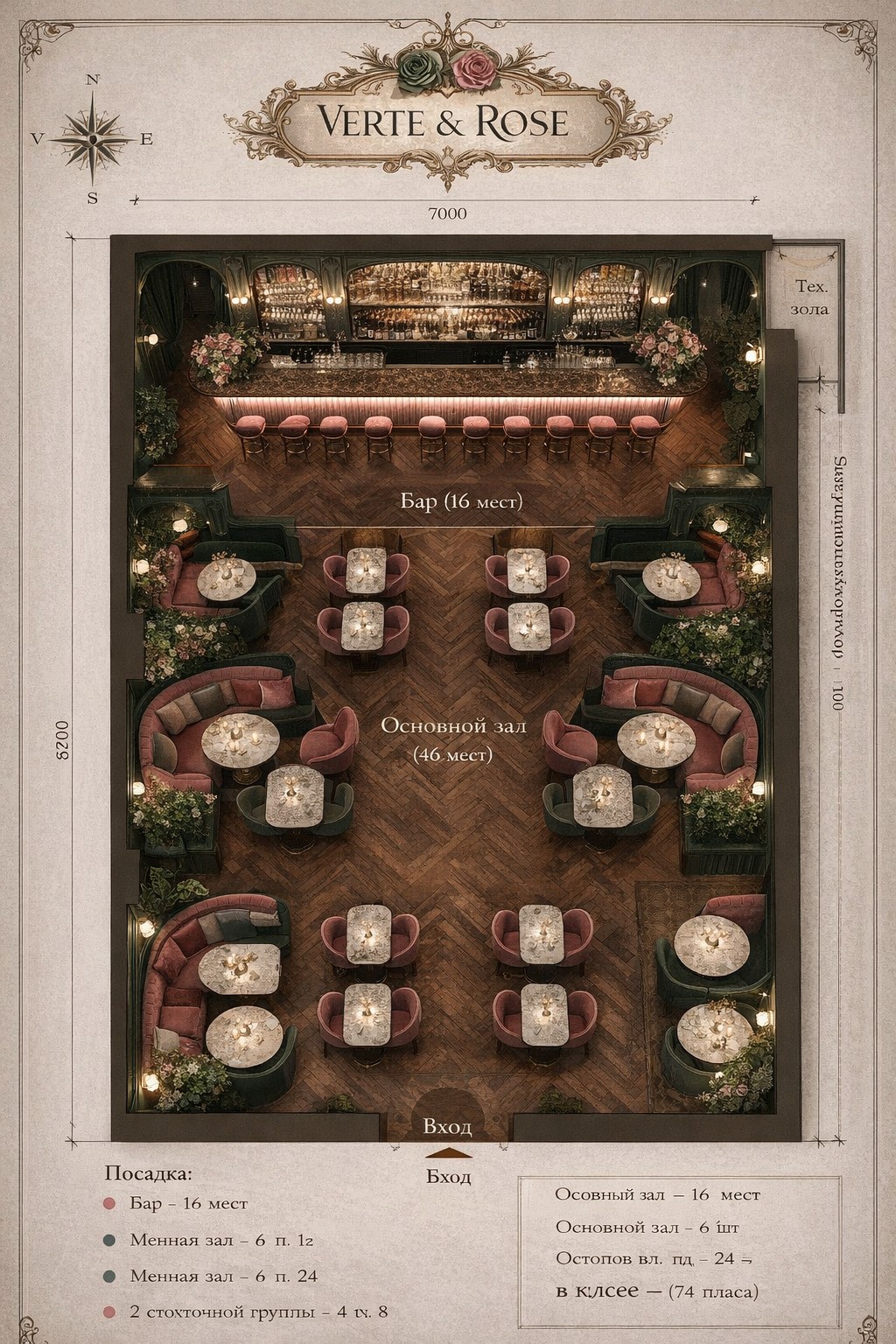 modern restaurant map, carte de JDR moderne (1024×1536 pixels) — battlemap pour Roll20 et Foundry VTT.