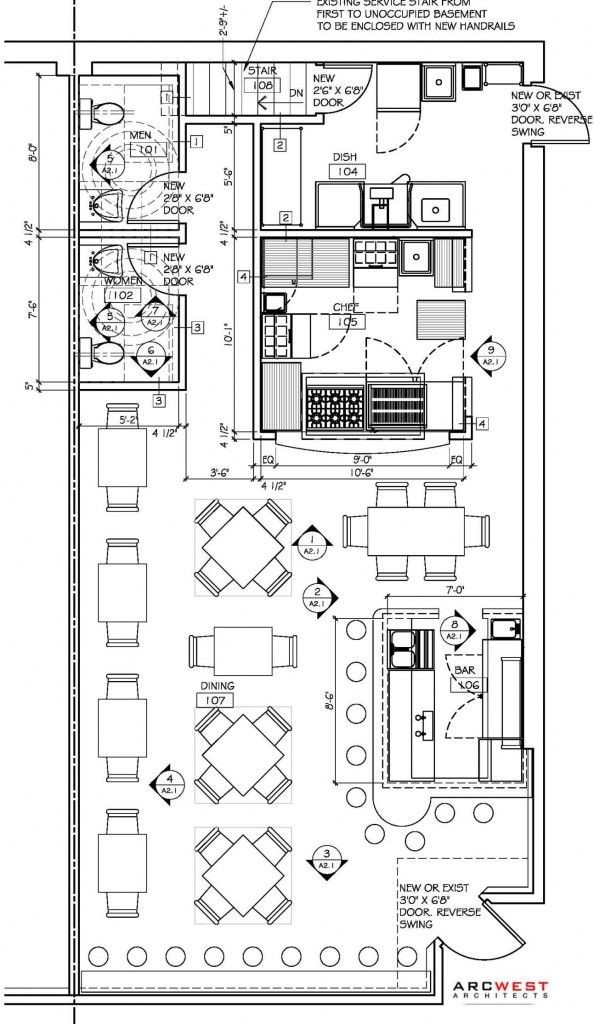 modern restaurant map, carte de JDR moderne (594×1024 pixels) — battlemap pour Roll20 et Foundry VTT.