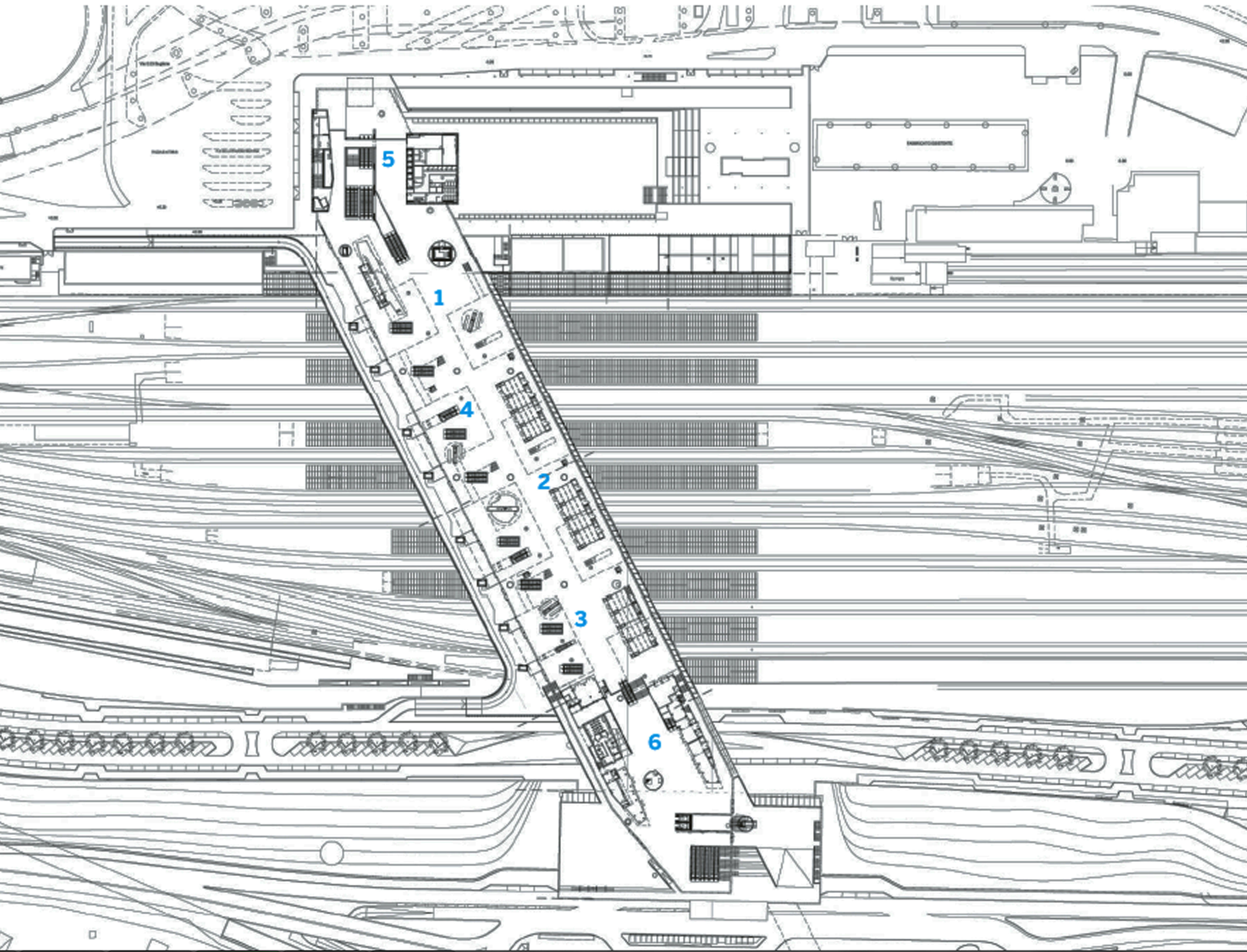 modern train station map, carte de JDR moderne (7560×5772 pixels) — battlemap pour Roll20 et Foundry VTT.