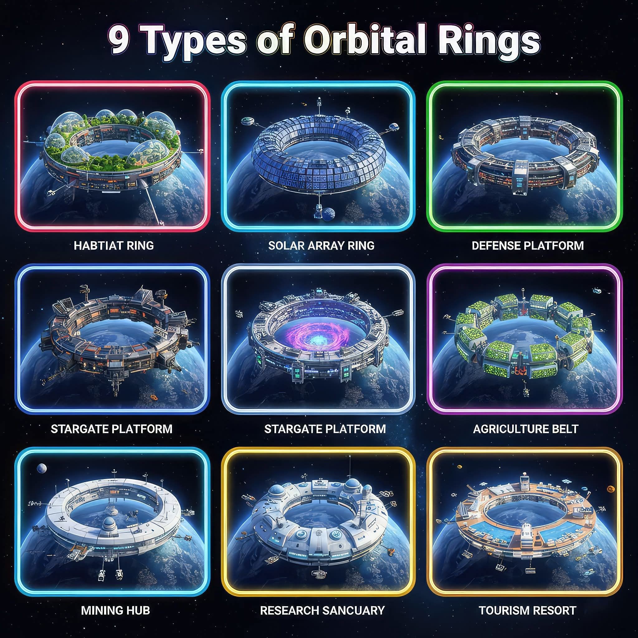 orbital station map, carte de JDR science-fiction (2048×2048 pixels) — battlemap pour Roll20 et Foundry VTT.