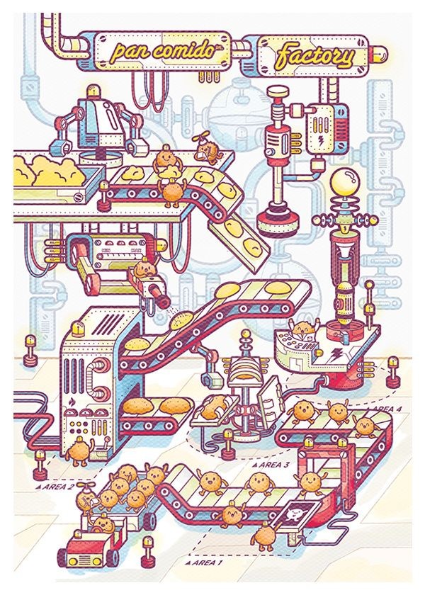 robot factory map, carte de JDR science-fiction (600×840 pixels) — battlemap pour Roll20 et Foundry VTT.