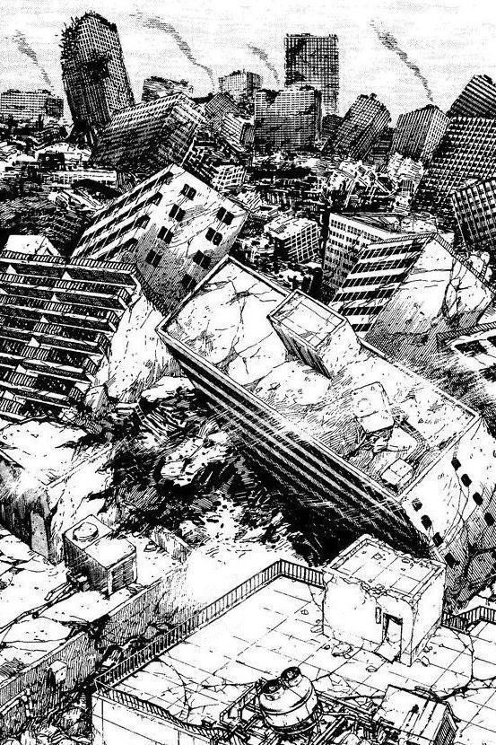 ruined skyscraper map, carte de JDR post-apocalyptique (553×830 pixels) — battlemap pour Roll20 et Foundry VTT.