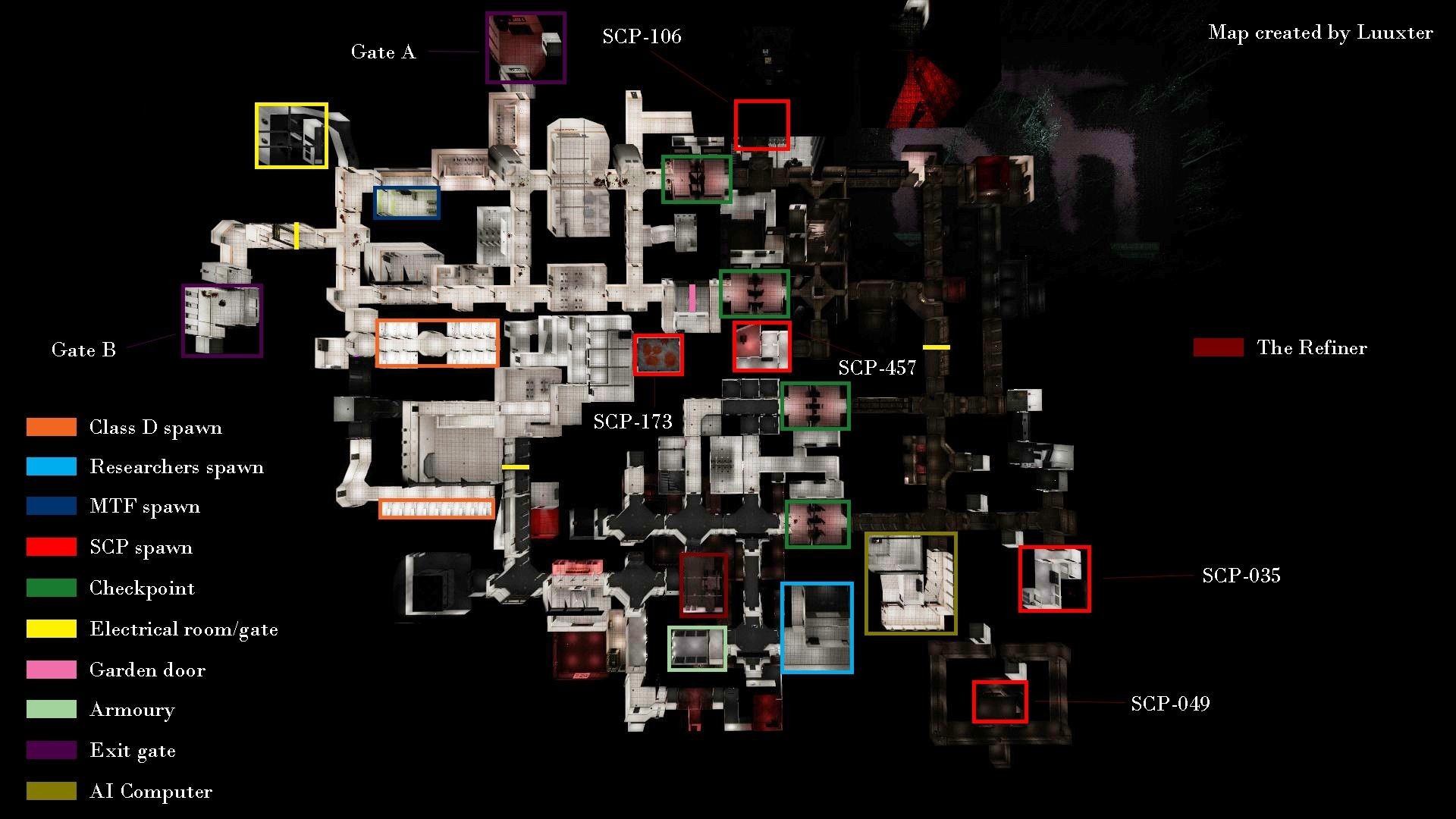 scavenged shelter map, carte de JDR post-apocalyptique (1920×1080 pixels) — battlemap pour Roll20 et Foundry VTT.
