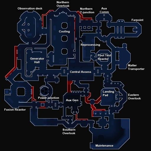 sci-fi corridor map, carte de JDR science-fiction (512×512 pixels) — battlemap pour Roll20 et Foundry VTT.