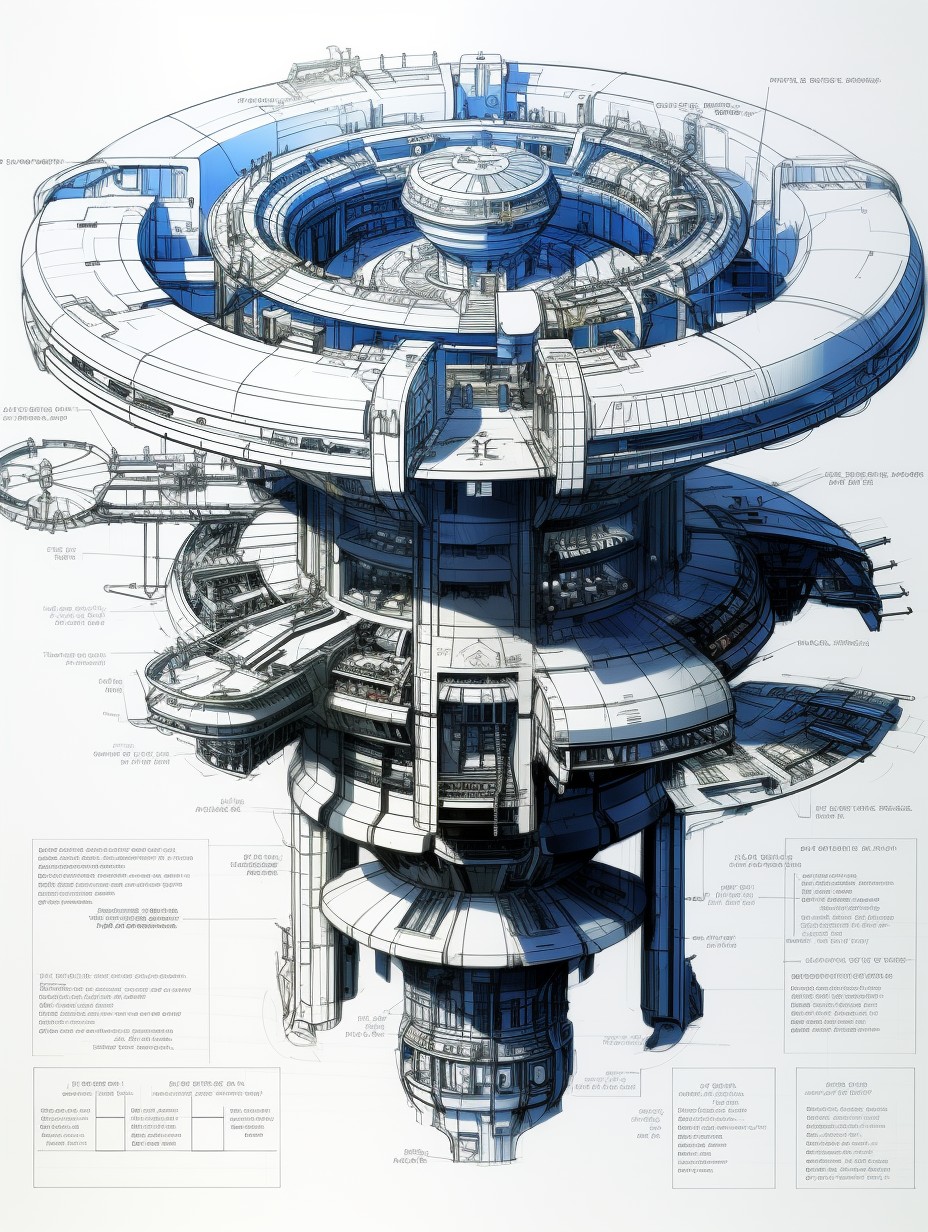 space station map, carte de JDR science-fiction (928×1232 pixels) — battlemap pour Roll20 et Foundry VTT.