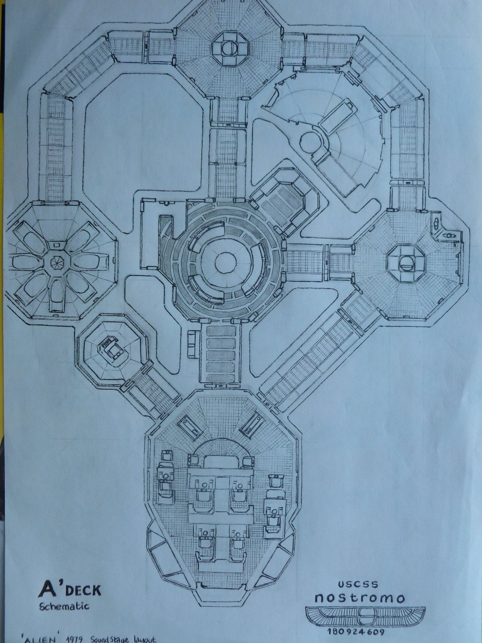 space station map, carte de JDR science-fiction (1536×2048 pixels) — battlemap pour Roll20 et Foundry VTT.
