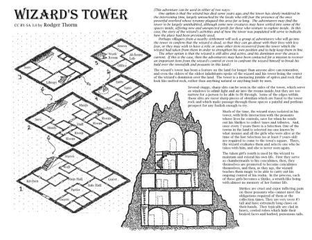 wizard tower map dnd, carte de JDR fantasy (450×346 pixels) — battlemap pour Roll20 et Foundry VTT.