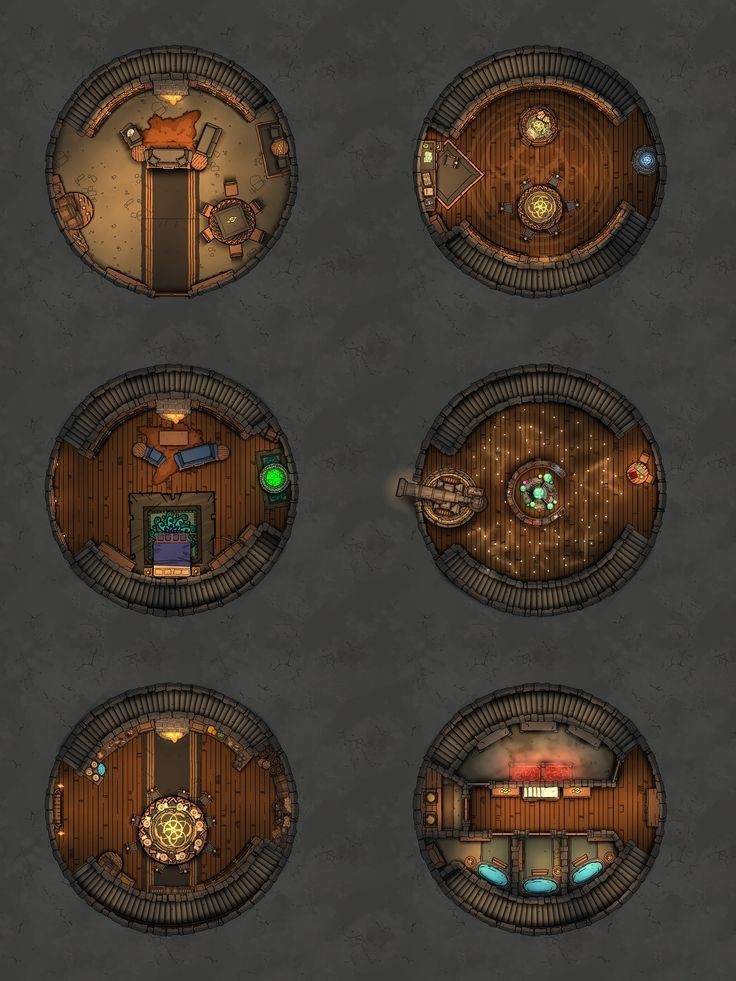 wizard tower map dnd, carte de JDR fantasy (736×981 pixels) — battlemap pour Roll20 et Foundry VTT.